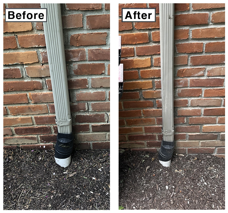 before and after tuckpointing